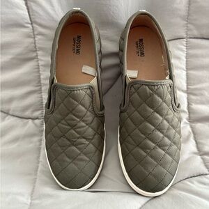 Mossimo Supply Co. Quilted Slip-On Shoes - Olive